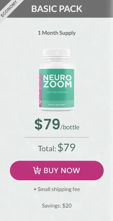 Neurozoom 1 bottle price
